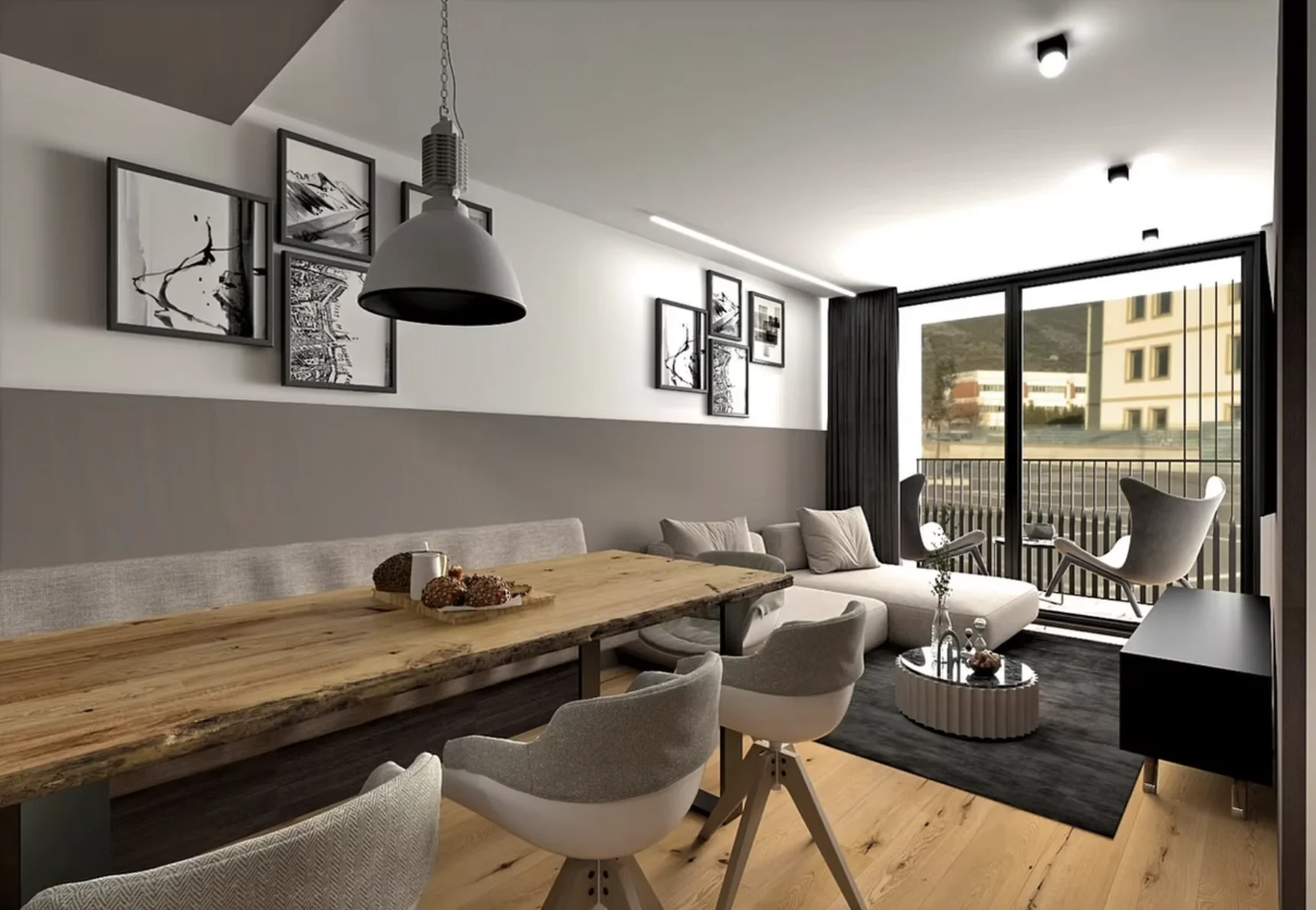 Soggiorno vista 2 Appartamento 1